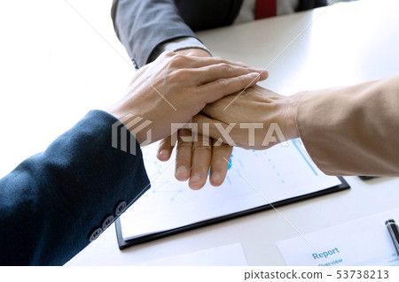 Group of Hand be together 53738213