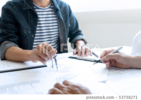 Group of engineering or architect Group of engineering or architect 53738271