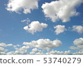 Nice white cloud on blue sky 53740279