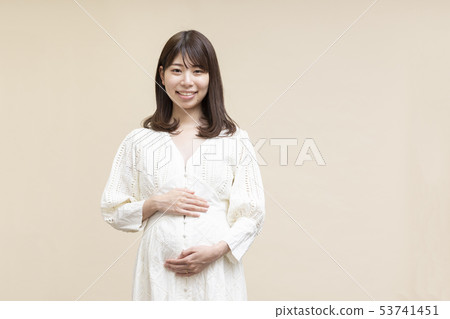 Pregnant woman portrait Pregnant woman portrait 53741451