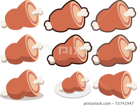 骨肉,漫畫肉,猛ma肉,原始插圖矢量 骨肉,漫畫肉,猛ma肉,原始插圖矢量 53741947