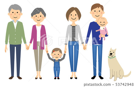 Family three generations 53742948