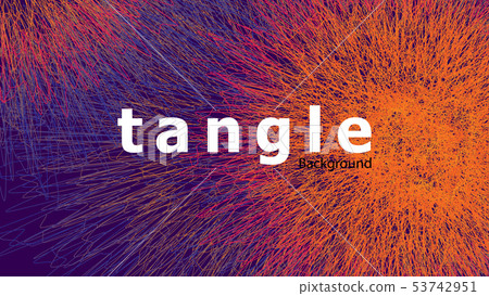 Abstrat colorful tangle background 53742951