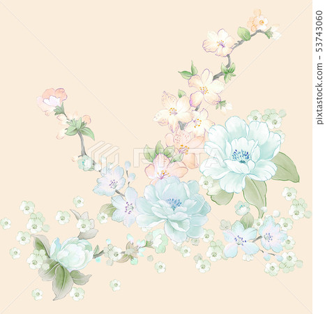 Elegant watercolor floral and greeting card design - Stock Illustration ...