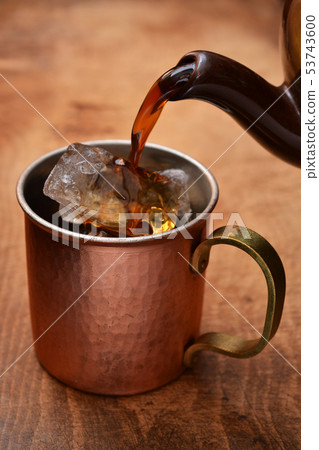 Delicious cold iced coffee Delicious cold iced coffee 53743600