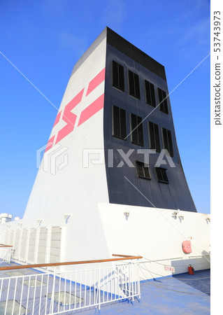 新日本海上渡輪，Azarare煙囪。 53743973