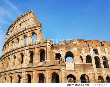 Colosseum, World Heritage of Italy With the 53744614