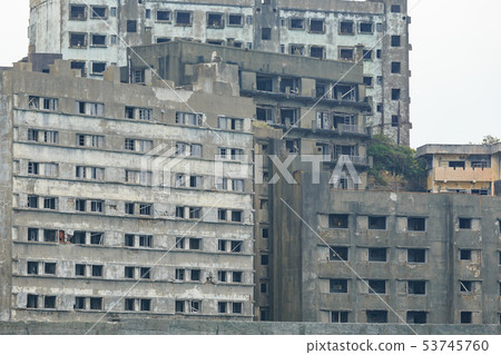 從長崎_海看到的Gunkanjima 從長崎_海看到的Gunkanjima 53745760