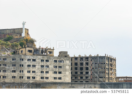 Gunkanjima seen from Nagasaki _ sea 53745811
