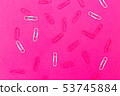 Multicolored paper clips 53745884
