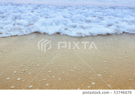 Fine beach and wawes under the summer sun as background Fine beach and wawes under the summer sun as background 53746876