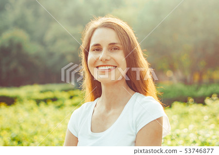 beautiful girl in the sun on the street beautiful girl in the sun on the street 53746877