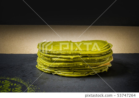 Matcha Pancake (Matcha) Powder Green Tea Pancake 53747264