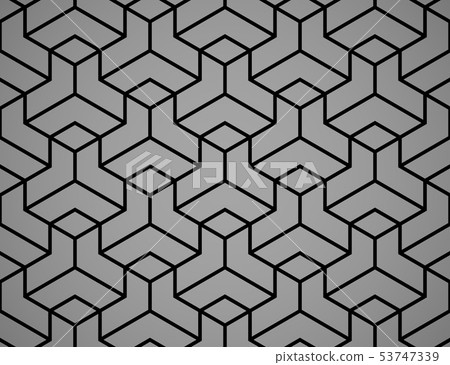 The geometric pattern with lines. Seamless vector - Stock Illustration ...