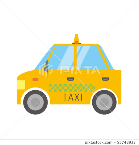 Illustration Of A Working Car Car Taxi Stock Illustration