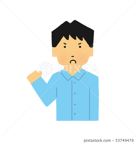 Male, store clerk, sale, guidance, upper body, attention, warning, explanation (simple touch) Male, store clerk, sale, guidance, upper body, attention, warning, explanation (simple touch) 53749478