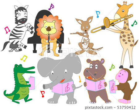 Animal concert - Stock Illustration [53750412] - PIXTA