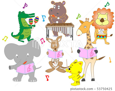 Animal concert - Stock Illustration [53750425] - PIXTA