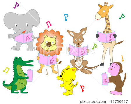 Animal concert - Stock Illustration [53750437] - PIXTA