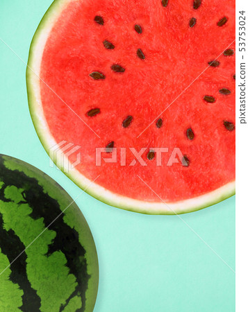 Background-summer-watermelon-blue 53753024