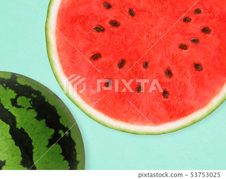 Background-summer-watermelon-blue 53753025