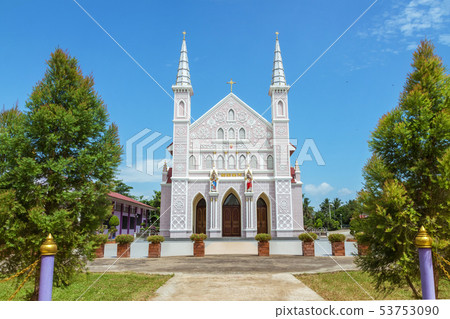 Phrachristphraharuthai church is a catholic church Phrachristphraharuthai church is a catholic church 53753090