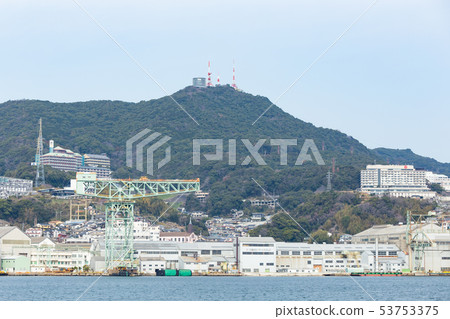 Nagasaki Bay_Giant cantilever crane Nagasaki Bay_Giant cantilever crane 53753375