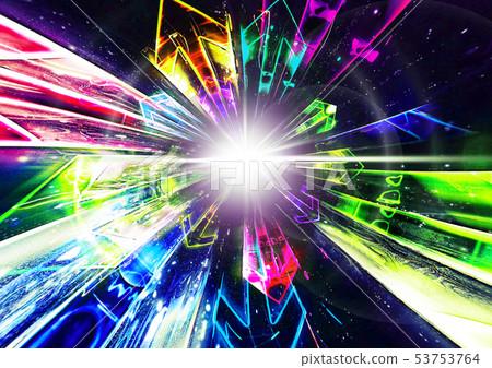 Abstract light arrow - Stock Illustration [53753764] - PIXTA