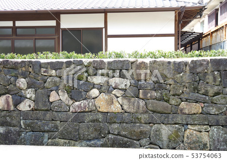 茨城縣城鎮武士住宅的建設的石垣 53754063