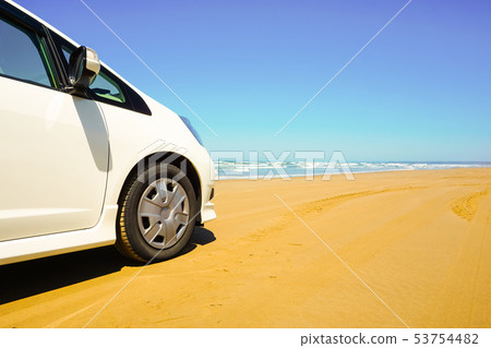 開車去海灘 開車去海灘 53754482