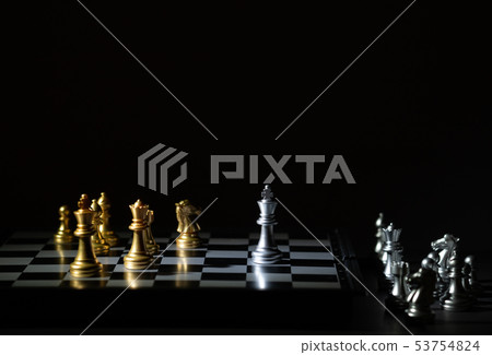 chess board game for competition and strategy 53754824