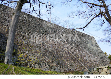 Marugame Castle with no stone walls 53754892