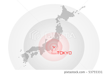 Tokyo on the map of Japan Tokyo base in Japan 53755331