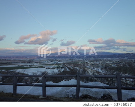 Furano basin and Tokachi dake mountains 53756057