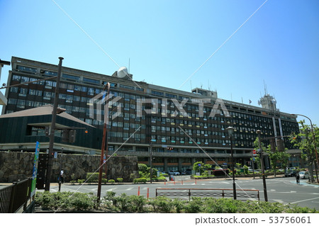 Okayama prefectural office full view Okayama prefectural office full view 53756061