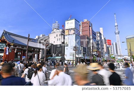 Tokyo cityscape in Japan We look at Sensoji Temple and Tokyo Sky Tree etc. 53757085