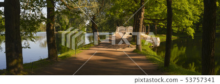 beautiful panorama of the nature of the Gatchina beautiful panorama of the nature of the Gatchina 53757341