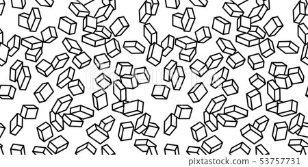 Three-dimensional geometric pattern-seamless - Stock Illustration ...