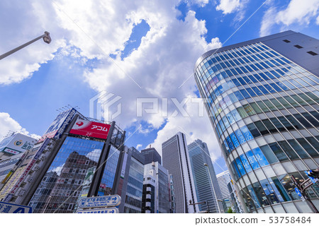 A view of Shinjuku University Guard West intersection A view of Shinjuku University Guard West intersection 53758484