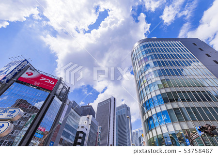A view of Shinjuku University Guard West intersection A view of Shinjuku University Guard West intersection 53758487