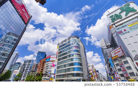 A view of Shinjuku University Guard West intersection A view of Shinjuku University Guard West intersection 53758488