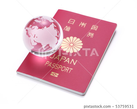 Passport and Crystal Earth Passport and Crystal Earth 53759531