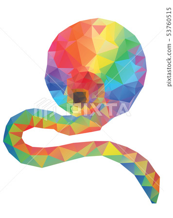 Rainbow Polygonal Background Rainbow Polygonal Background 53760515