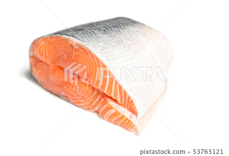 Big slice of fresh salmon.  53763121