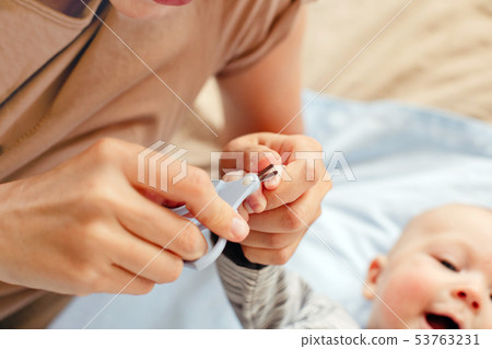 nail and finger manicure for baby nail and finger manicure for baby 53763231