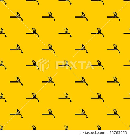 Burning match pattern vector Burning match pattern vector 53763953