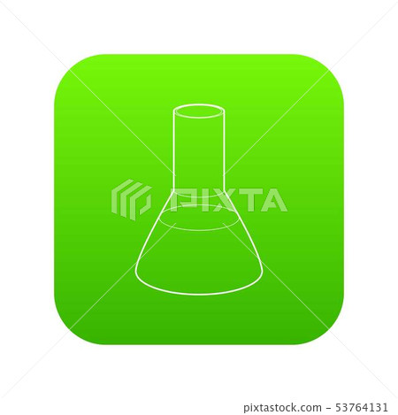 Laboratory flask icon, outline style Laboratory flask icon, outline style 53764131