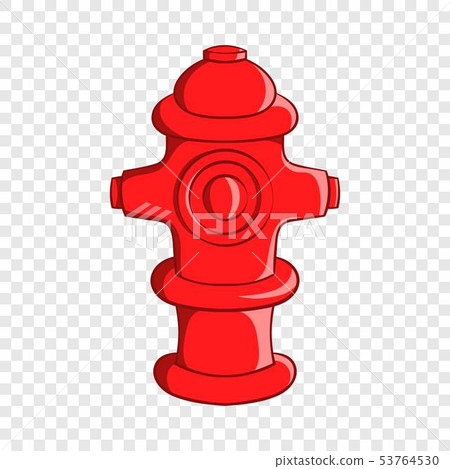 Fire hydrant icon, cartoon style 53764530