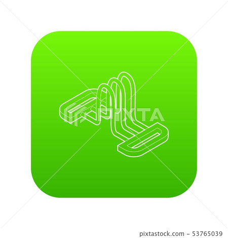 Hand expander gym equipment icon, outline style Hand expander gym equipment icon, outline style 53765039
