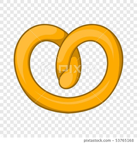 Pretzels icon, cartoon style Pretzels icon, cartoon style 53765168